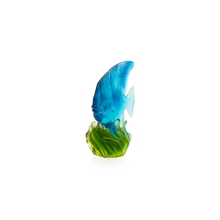 Load image into Gallery viewer, Maya Medium Blue &amp; Green Platax Fish